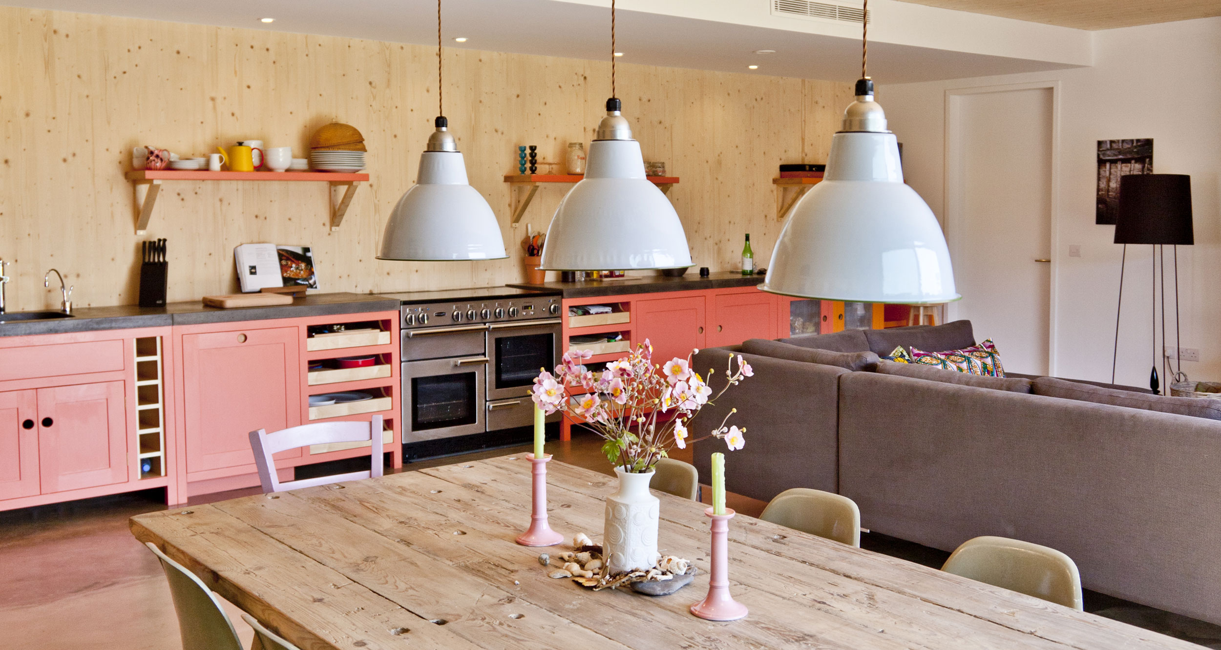 view of kitchen and worktops