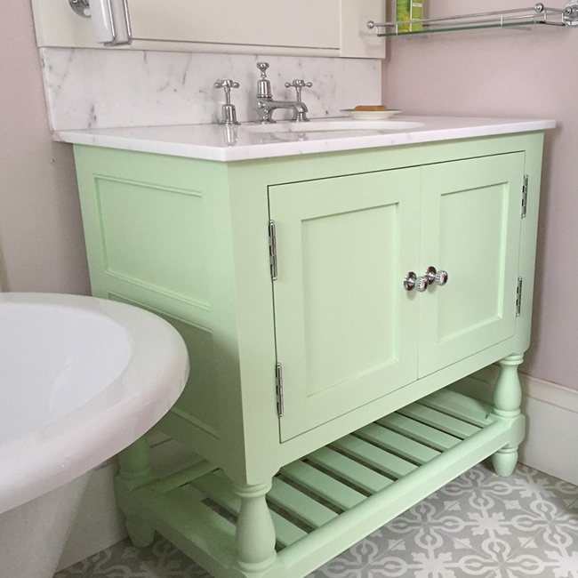 two door vanity unit