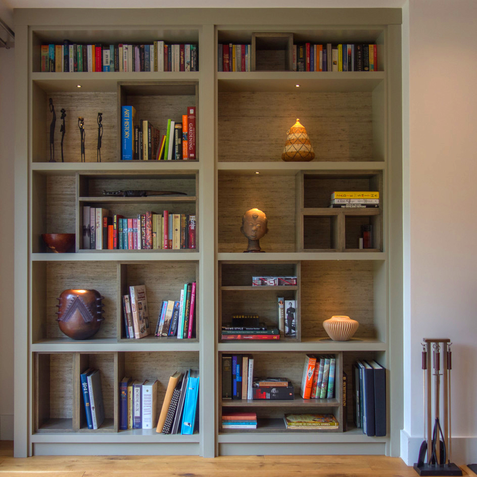 inbuilt bookcase