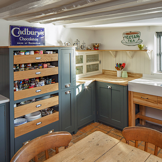 kitchen unit with drawers